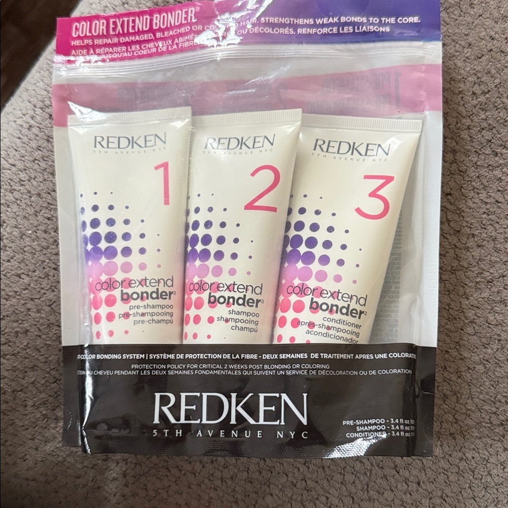 Redken color extend bonder set